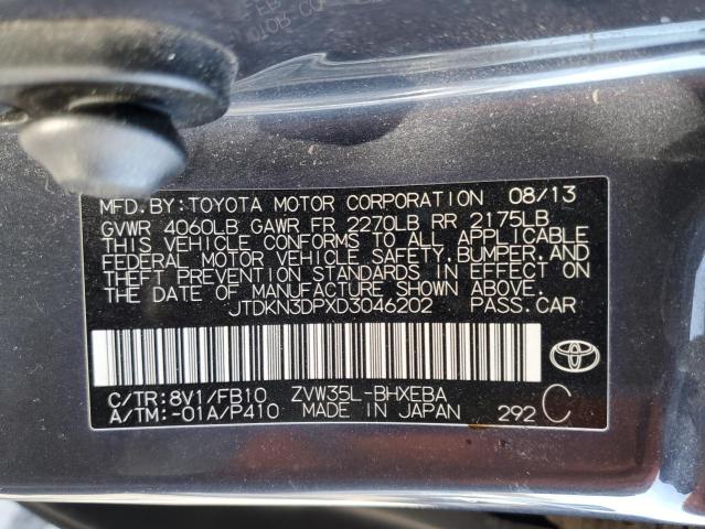 Photo 11 VIN: JTDKN3DPXD3046202 - TOYOTA PRIUS PLUG 