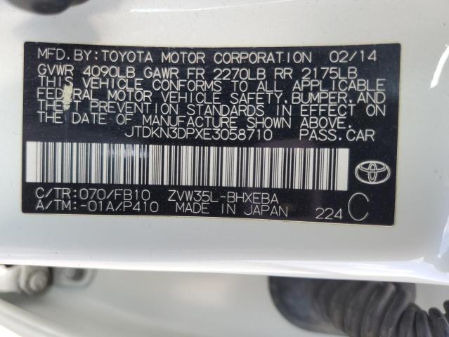 Photo 11 VIN: JTDKN3DPXE3058710 - TOYOTA PRIUS PLUG 