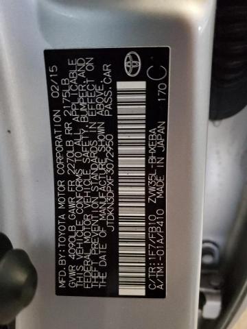 Photo 11 VIN: JTDKN3DPXF3072950 - TOYOTA PRIUS PLUG 