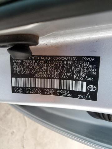 Photo 11 VIN: JTDKN3DU0A0054313 - TOYOTA PRIUS 