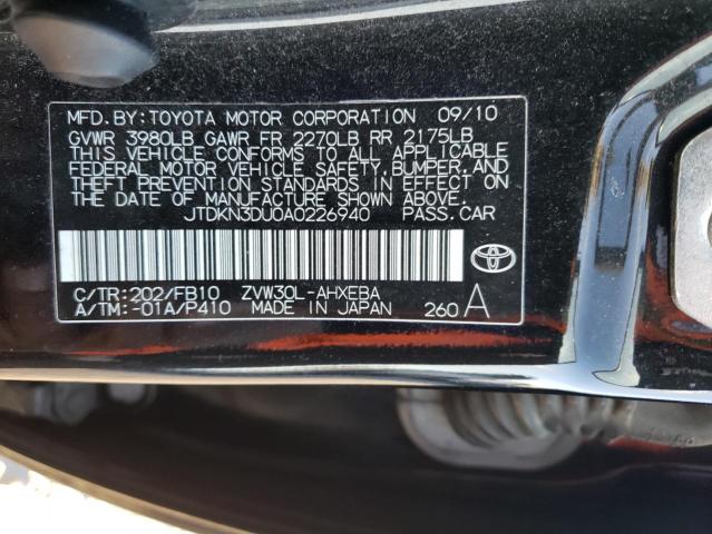 Photo 9 VIN: JTDKN3DU0A0226940 - TOYOTA PRIUS 