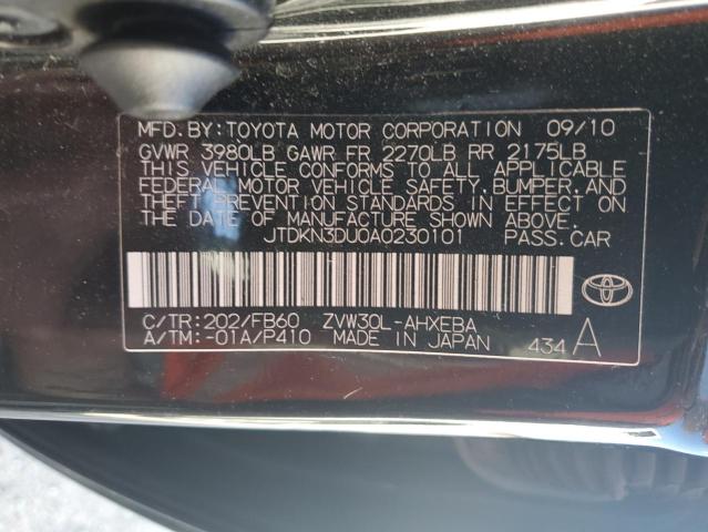 Photo 11 VIN: JTDKN3DU0A0230101 - TOYOTA PRIUS 