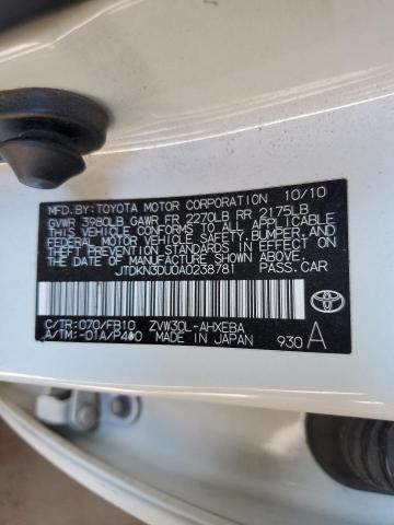 Photo 11 VIN: JTDKN3DU0A0238781 - TOYOTA PRIUS 