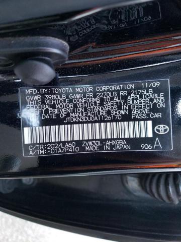 Photo 9 VIN: JTDKN3DU0A1126170 - TOYOTA PRIUS 