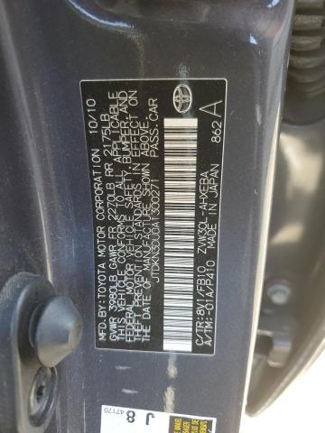 Photo 12 VIN: JTDKN3DU0A1300271 - TOYOTA PRIUS 