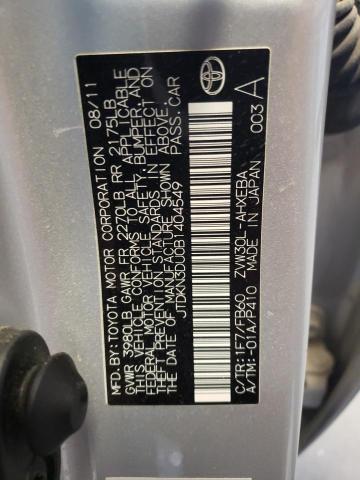 Photo 11 VIN: JTDKN3DU0B1404549 - TOYOTA PRIUS 