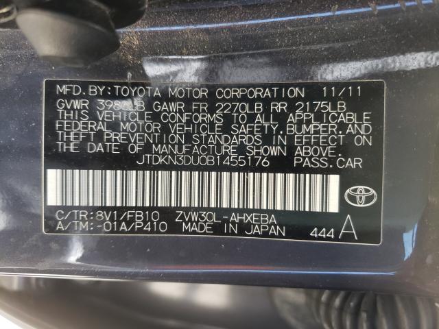 Photo 9 VIN: JTDKN3DU0B1455176 - TOYOTA PRIUS 