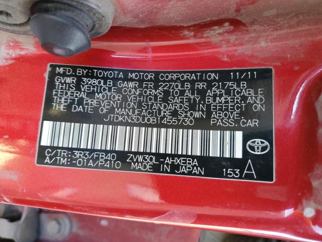 Photo 11 VIN: JTDKN3DU0B1455730 - TOYOTA PRIUS 