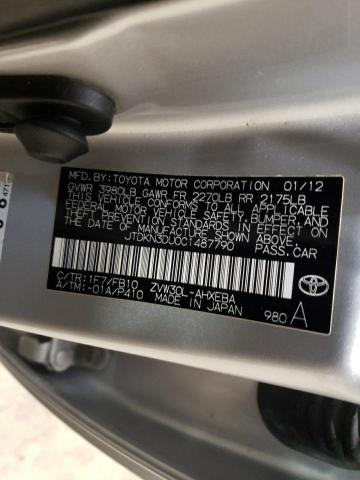 Photo 11 VIN: JTDKN3DU0C1487790 - TOYOTA PRIUS 