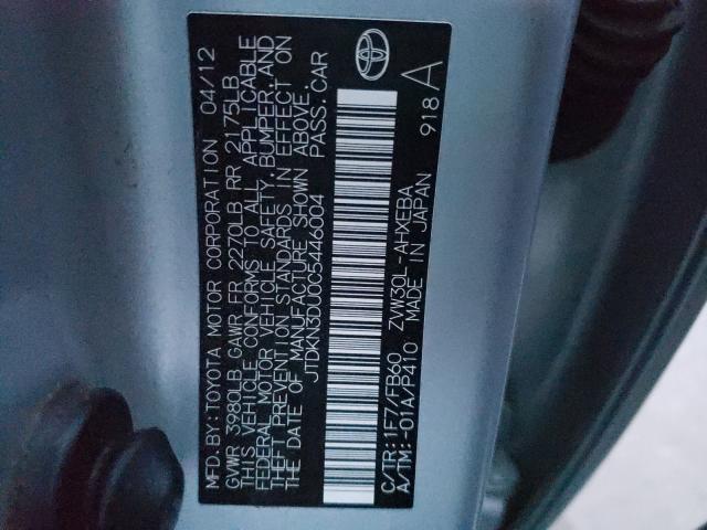 Photo 9 VIN: JTDKN3DU0C5446004 - TOYOTA PRIUS 