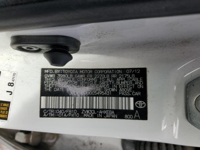 Photo 11 VIN: JTDKN3DU0C5495431 - TOYOTA PRIUS 