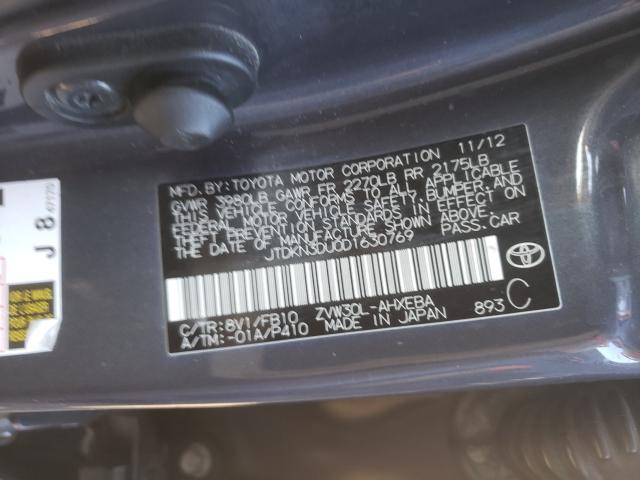 Photo 9 VIN: JTDKN3DU0D1630769 - TOYOTA PRIUS 