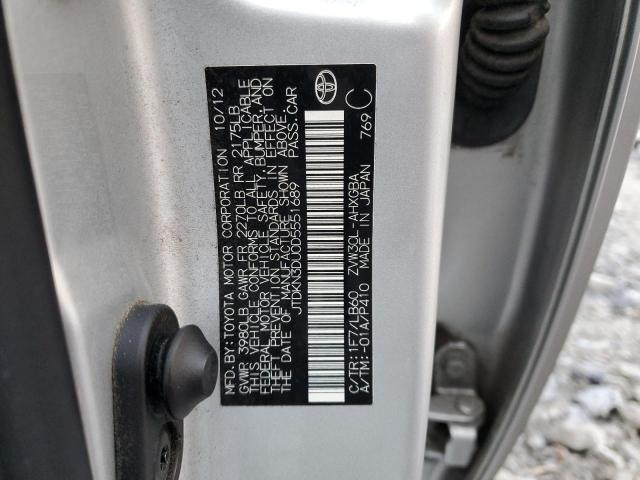 Photo 11 VIN: JTDKN3DU0D5551689 - TOYOTA PRIUS 