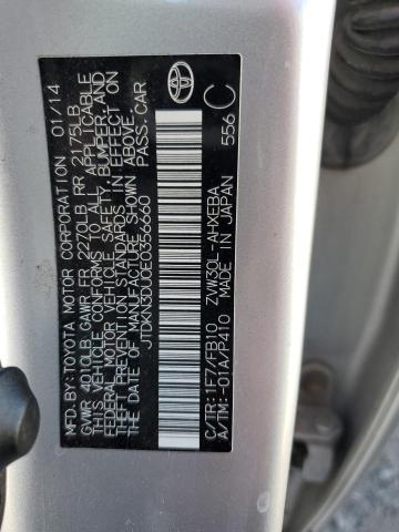 Photo 11 VIN: JTDKN3DU0E0356660 - TOYOTA PRIUS 