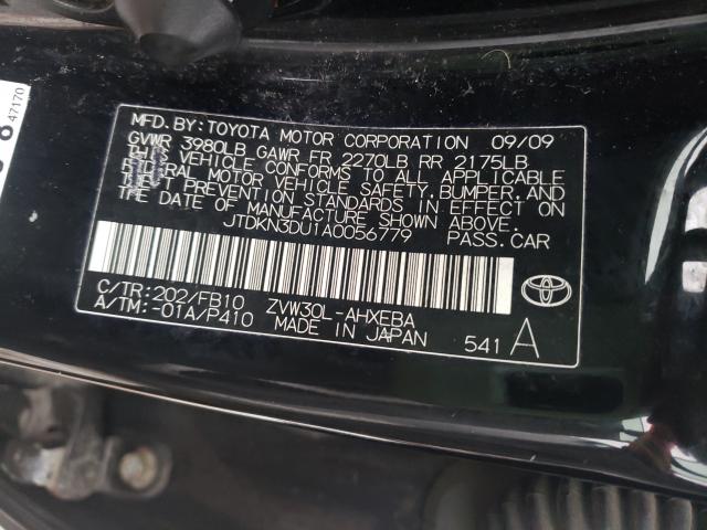 Photo 9 VIN: JTDKN3DU1A0056779 - TOYOTA PRIUS 