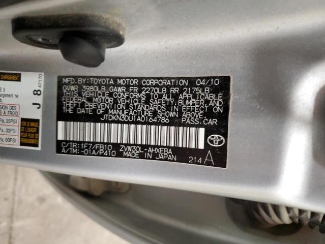 Photo 11 VIN: JTDKN3DU1A0164786 - TOYOTA PRIUS 