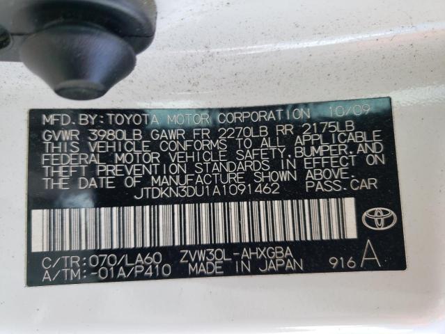 Photo 11 VIN: JTDKN3DU1A1091462 - TOYOTA PRIUS 