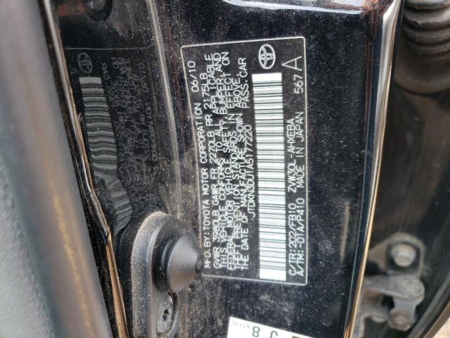 Photo 12 VIN: JTDKN3DU1A5177220 - TOYOTA PRIUS 