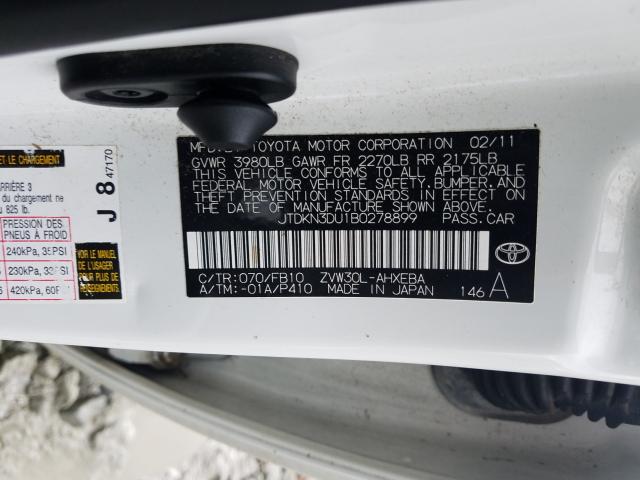 Photo 9 VIN: JTDKN3DU1B0278899 - TOYOTA PRIUS 