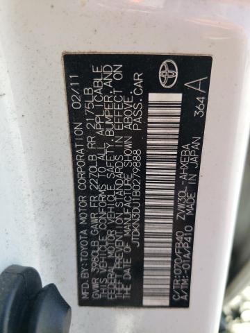 Photo 11 VIN: JTDKN3DU1B0279888 - TOYOTA PRIUS 