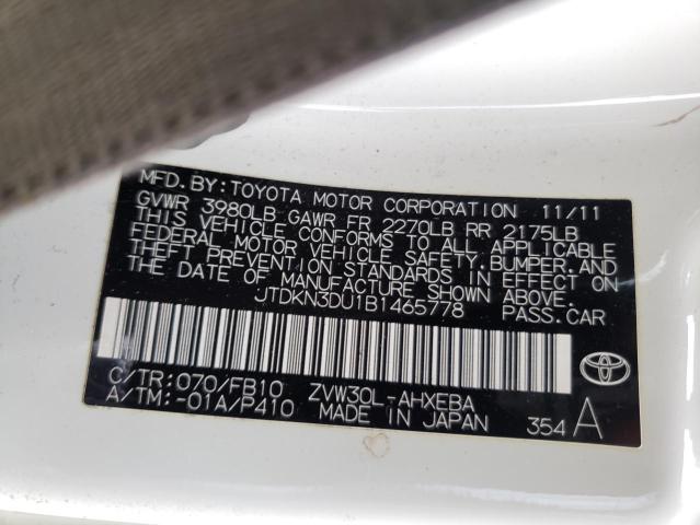 Photo 9 VIN: JTDKN3DU1B1465778 - TOYOTA PRIUS 