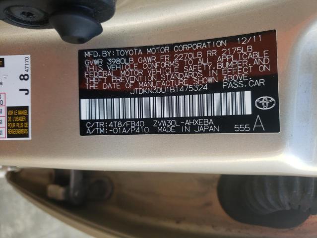 Photo 9 VIN: JTDKN3DU1B1475324 - TOYOTA PRIUS 