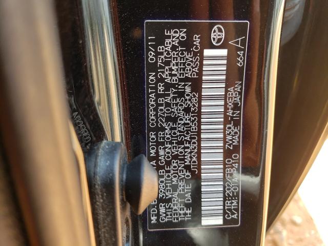 Photo 9 VIN: JTDKN3DU1B5313282 - TOYOTA PRIUS 