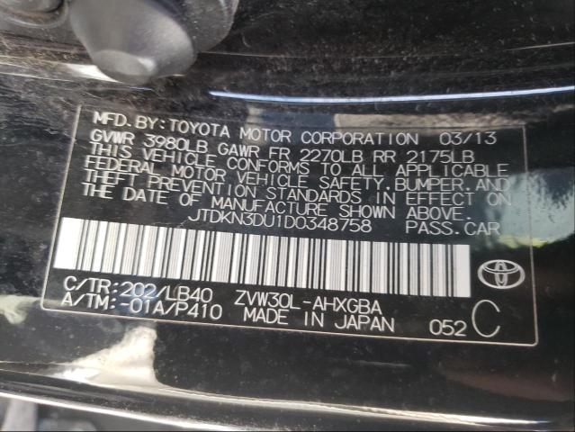 Photo 9 VIN: JTDKN3DU1D0348758 - TOYOTA PRIUS 