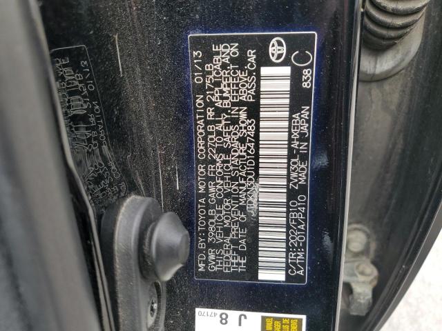 Photo 12 VIN: JTDKN3DU1D1647483 - TOYOTA PRIUS 