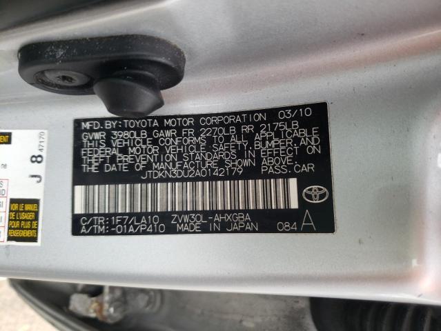 Photo 9 VIN: JTDKN3DU2A0142179 - TOYOTA PRIUS 