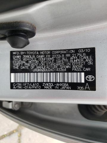 Photo 9 VIN: JTDKN3DU2A0143364 - TOYOTA PRIUS 