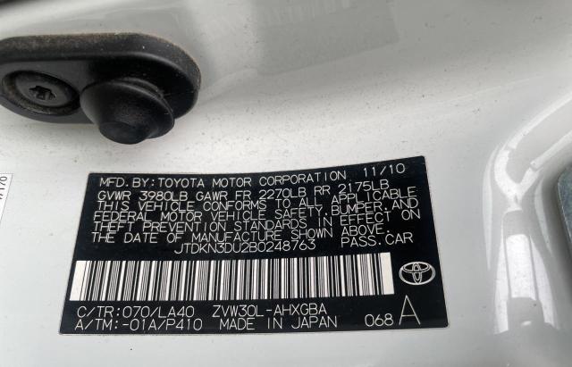 Photo 9 VIN: JTDKN3DU2B0248763 - TOYOTA PRIUS 