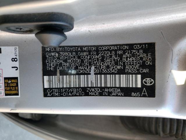 Photo 9 VIN: JTDKN3DU2B1363342 - TOYOTA PRIUS 