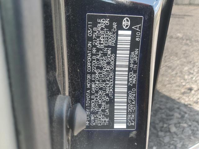 Photo 12 VIN: JTDKN3DU2B1368086 - TOYOTA PRIUS 