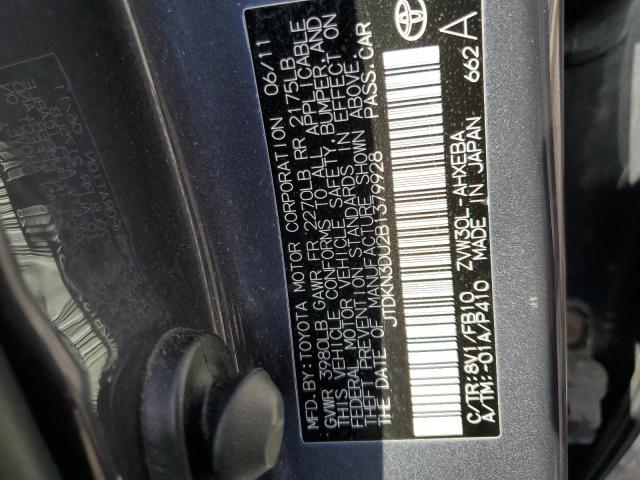 Photo 11 VIN: JTDKN3DU2B1379928 - TOYOTA PRIUS 