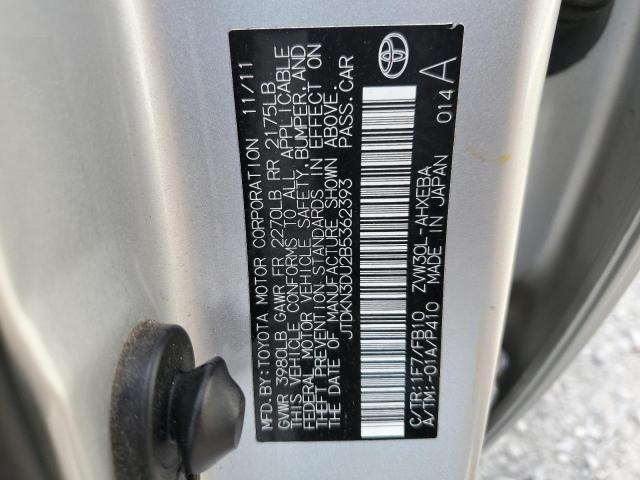 Photo 11 VIN: JTDKN3DU2B5362393 - TOYOTA PRIUS 