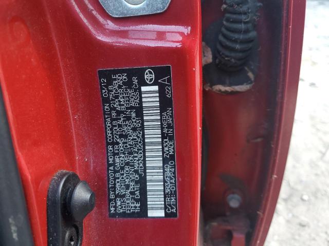 Photo 11 VIN: JTDKN3DU2C5421931 - TOYOTA PRIUS 