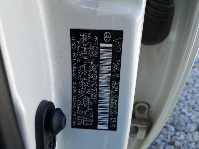 Photo 9 VIN: JTDKN3DU2C5434792 - TOYOTA PRIUS 