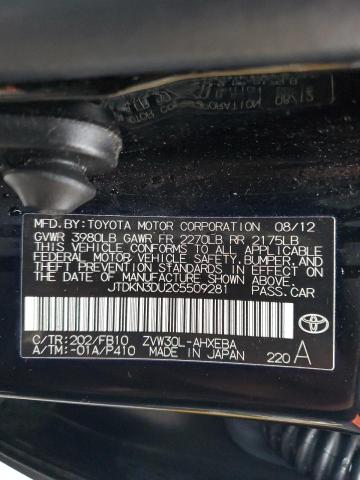 Photo 11 VIN: JTDKN3DU2C5509281 - TOYOTA PRIUS 