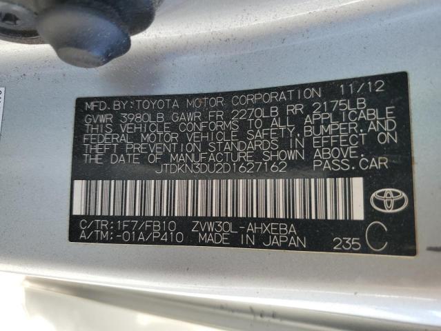 Photo 11 VIN: JTDKN3DU2D1627162 - TOYOTA PRIUS 