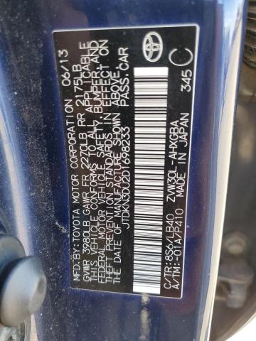 Photo 12 VIN: JTDKN3DU2D1698233 - TOYOTA PRIUS 