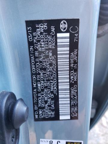 Photo 11 VIN: JTDKN3DU2D5622875 - TOYOTA PRIUS 