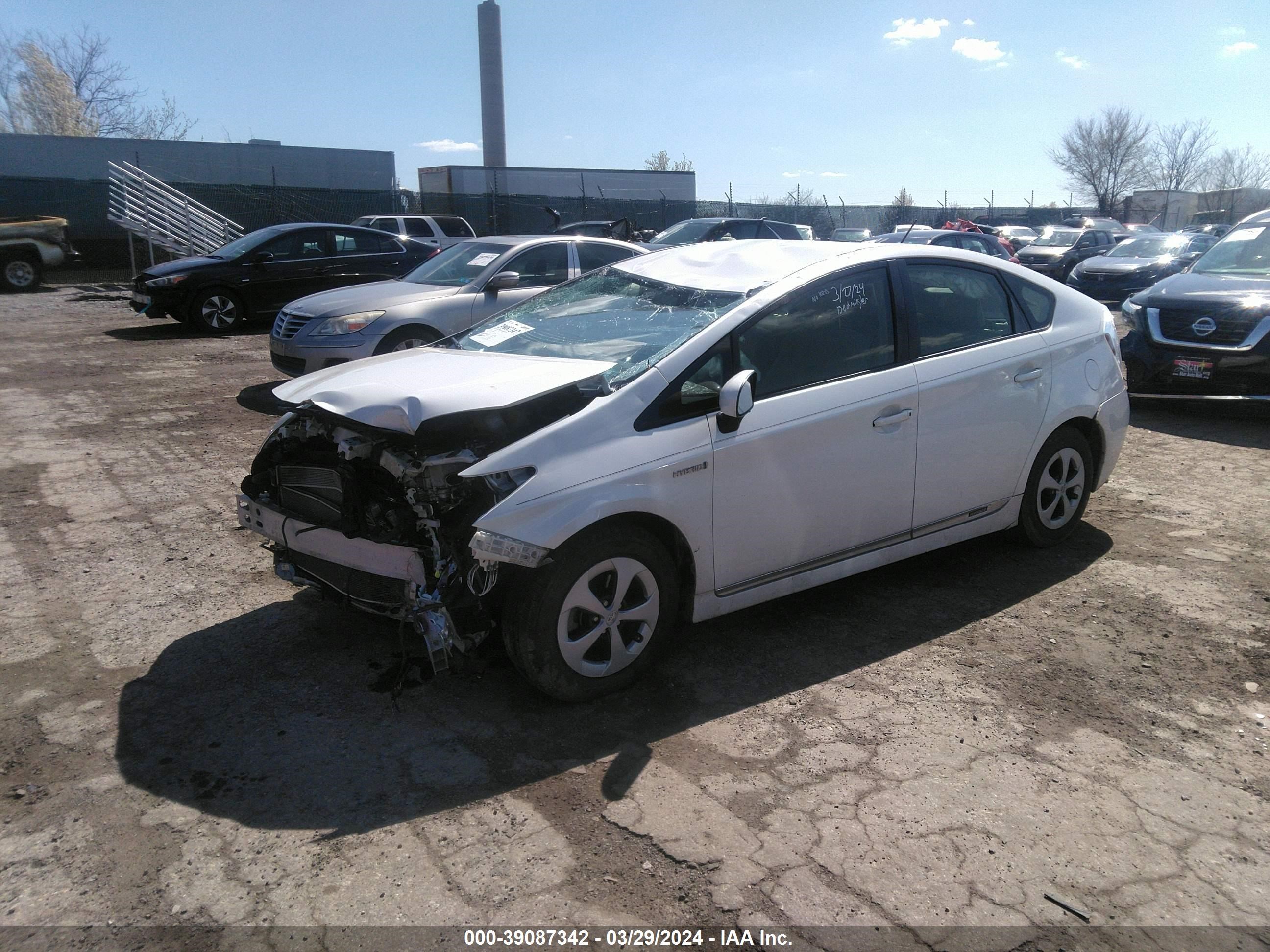 Photo 1 VIN: JTDKN3DU2E0367966 - TOYOTA PRIUS 