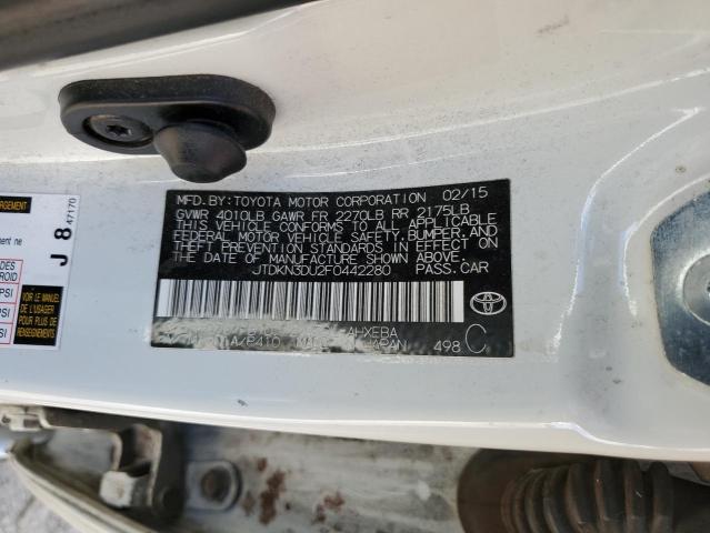 Photo 12 VIN: JTDKN3DU2F0442280 - TOYOTA PRIUS 