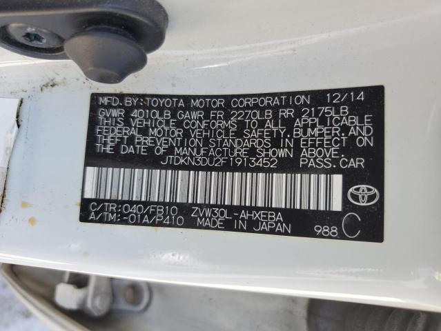 Photo 11 VIN: JTDKN3DU2F1913452 - TOYOTA PRIUS 