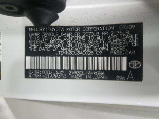 Photo 9 VIN: JTDKN3DU3A0028109 - TOYOTA PRIUS 