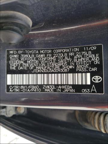 Photo 9 VIN: JTDKN3DU3A0093087 - TOYOTA PRIUS 