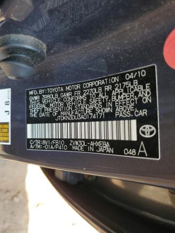 Photo 11 VIN: JTDKN3DU3A0174171 - TOYOTA PRIUS 