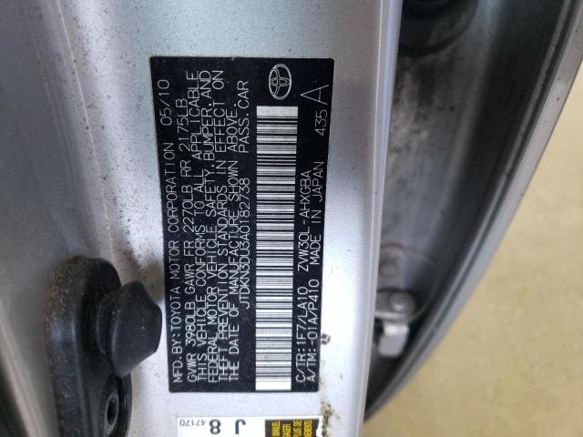 Photo 11 VIN: JTDKN3DU3A0182738 - TOYOTA PRIUS 