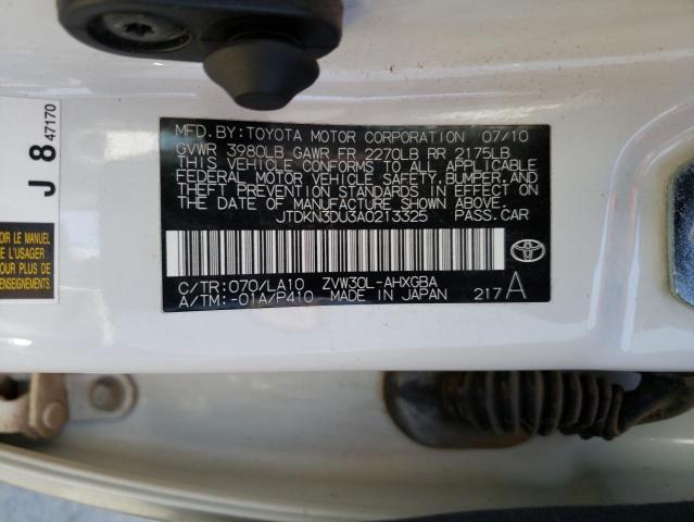 Photo 11 VIN: JTDKN3DU3A0213325 - TOYOTA PRIUS 